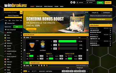 Winbrokes Casino e Scommesse Screenshot