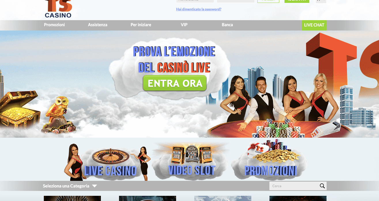 TS Casino Screenshot