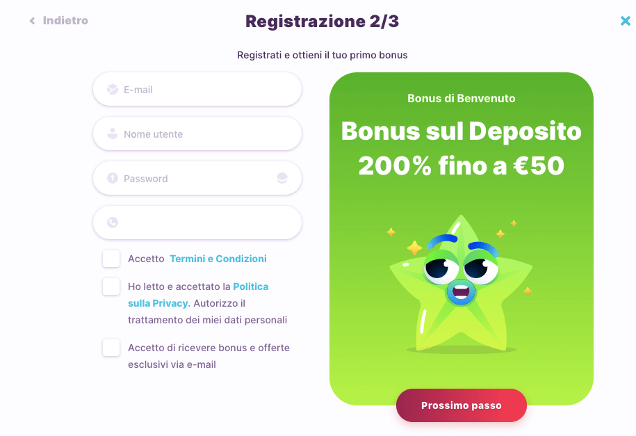 nomini registrazione