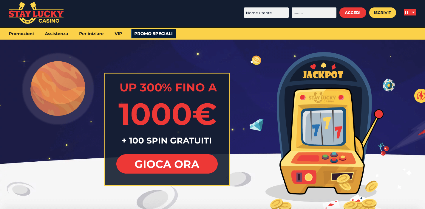 Stay Lucky Casino Screenshot