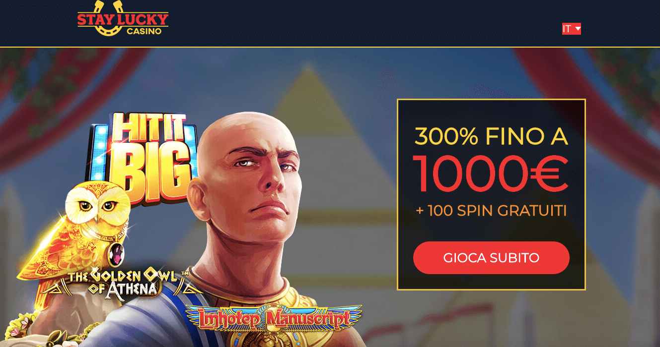 stayluckycasino bonus