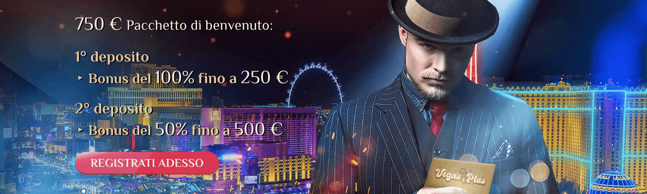 vegasplus bonus benvenuto