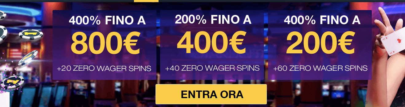 casino1 bonus benvenuto