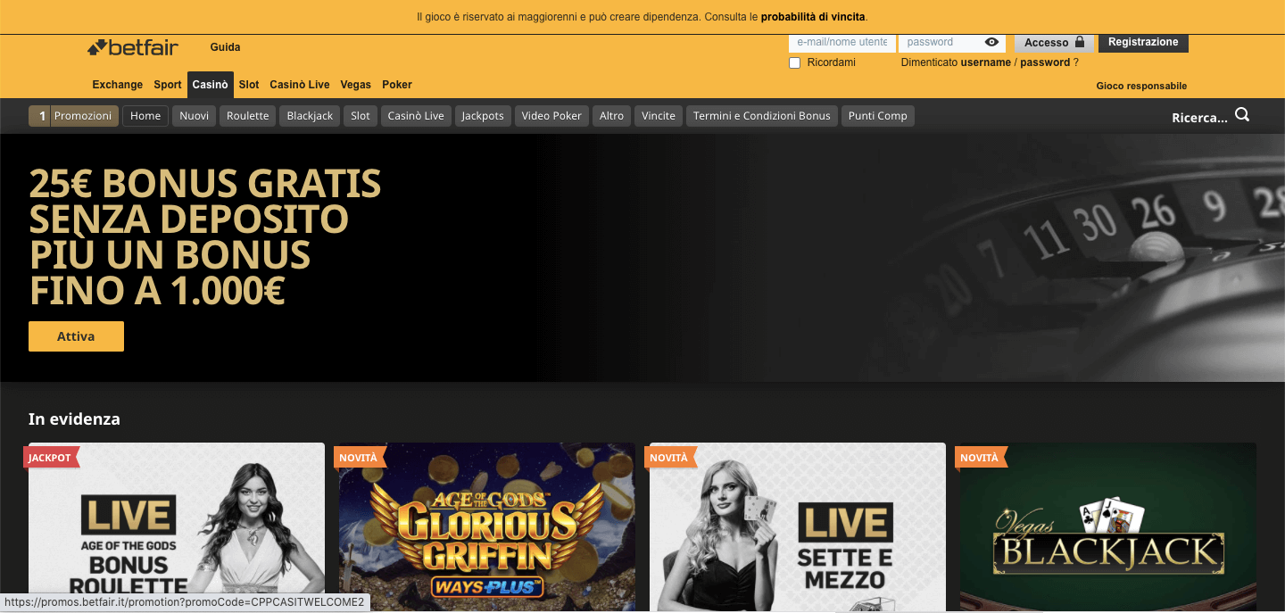 Betfair Casino