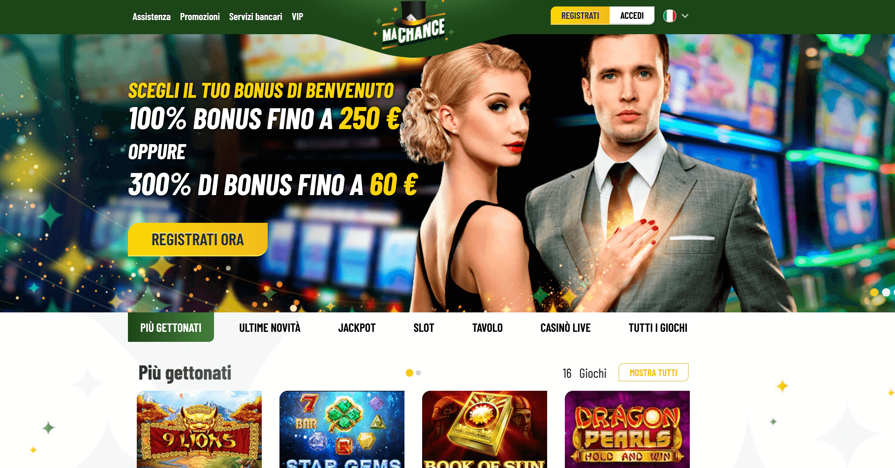 Machance Casino Screenshot