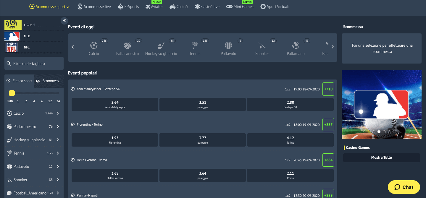 Yonibet betting