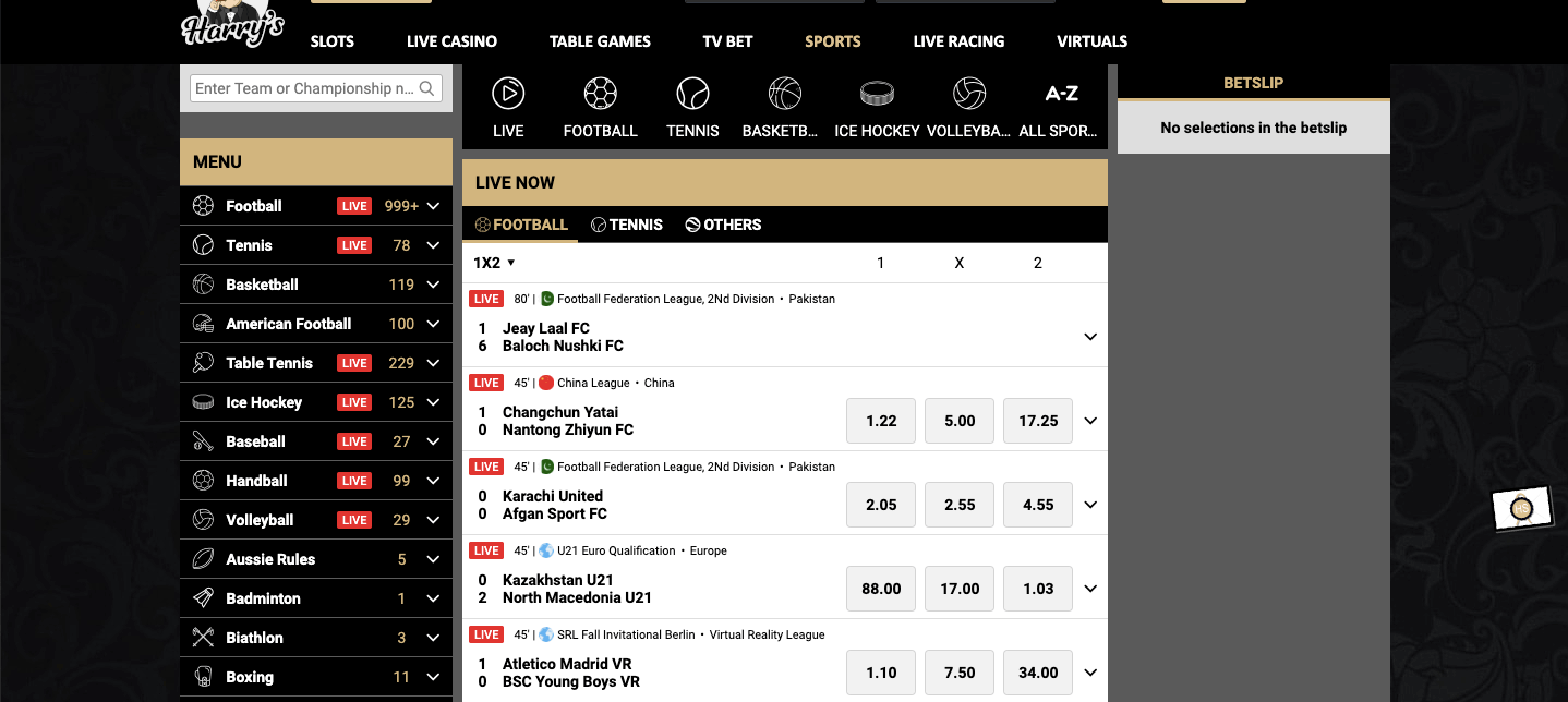 Harry's Scommesse betting