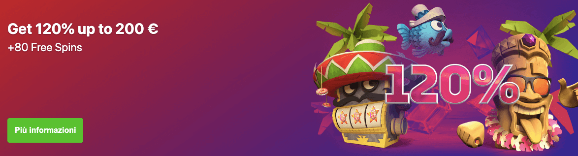 Bongo Casino Bonus Benvenuto