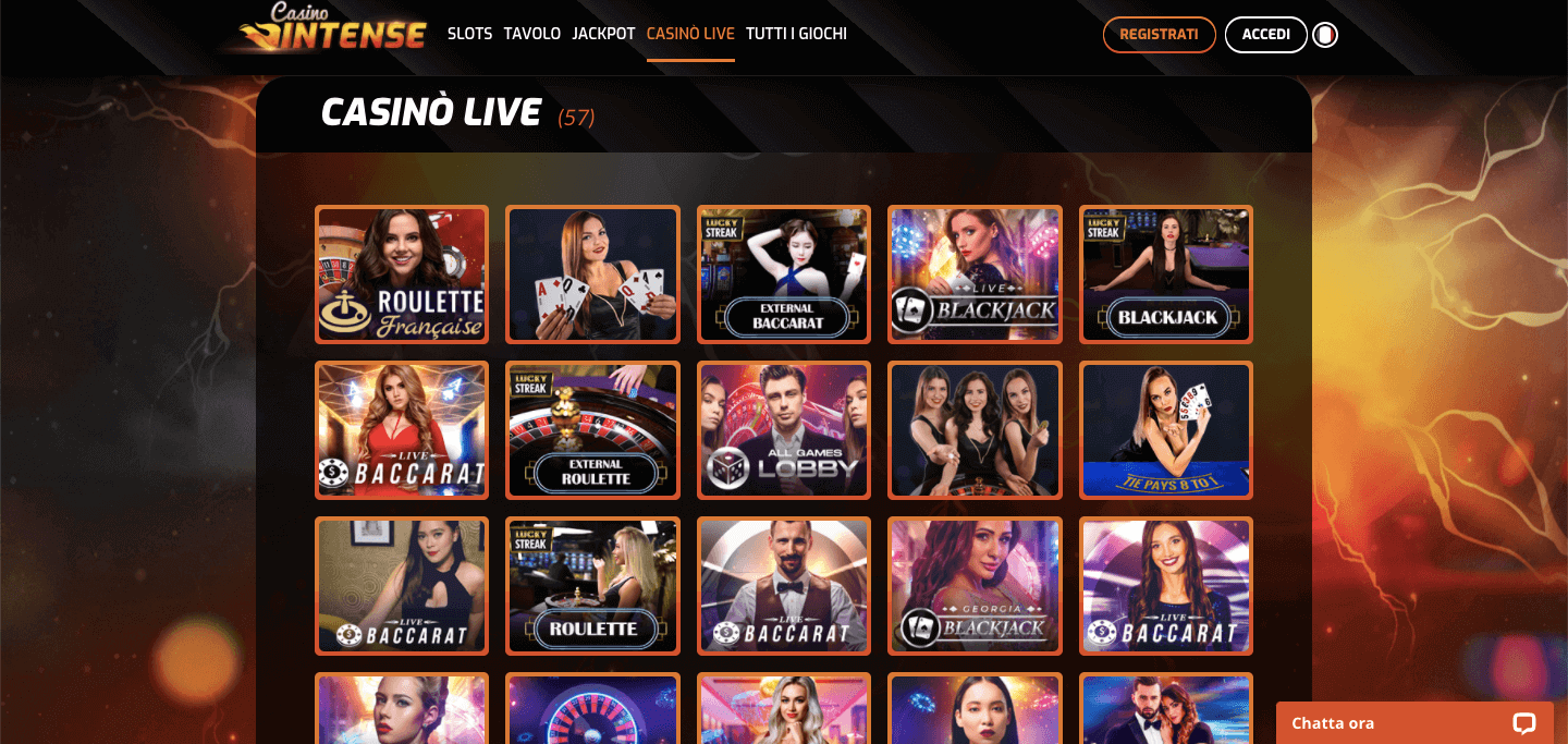 Casino Intense Slot Live