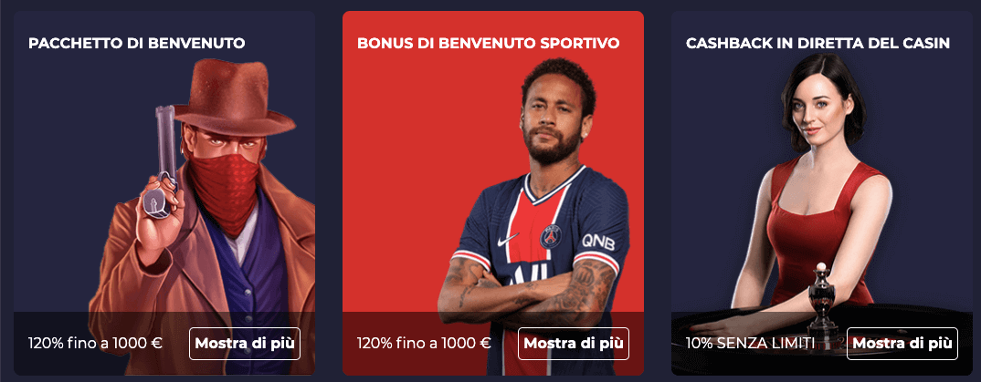 Casobet Bonus Benvenuto