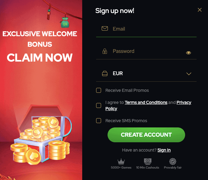 Katsubet Casino Registrazione