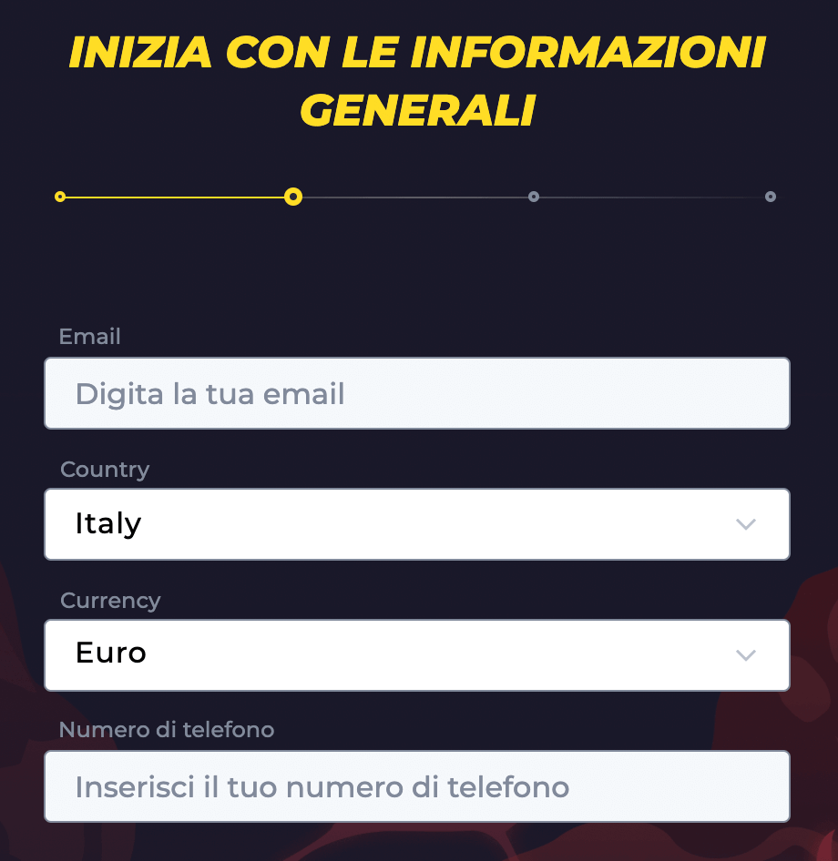 Powbet Registrazione