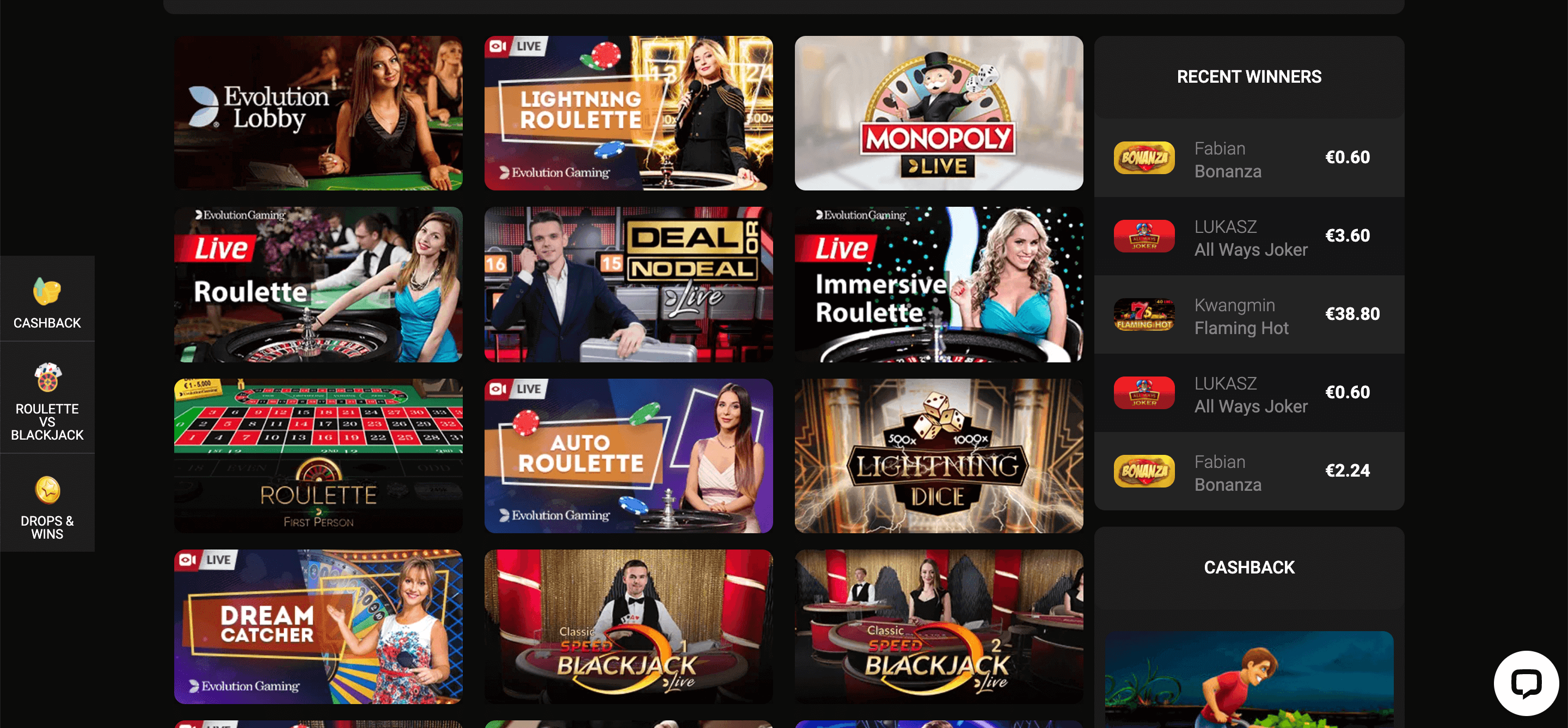 Betchan34 Casino Slot Live