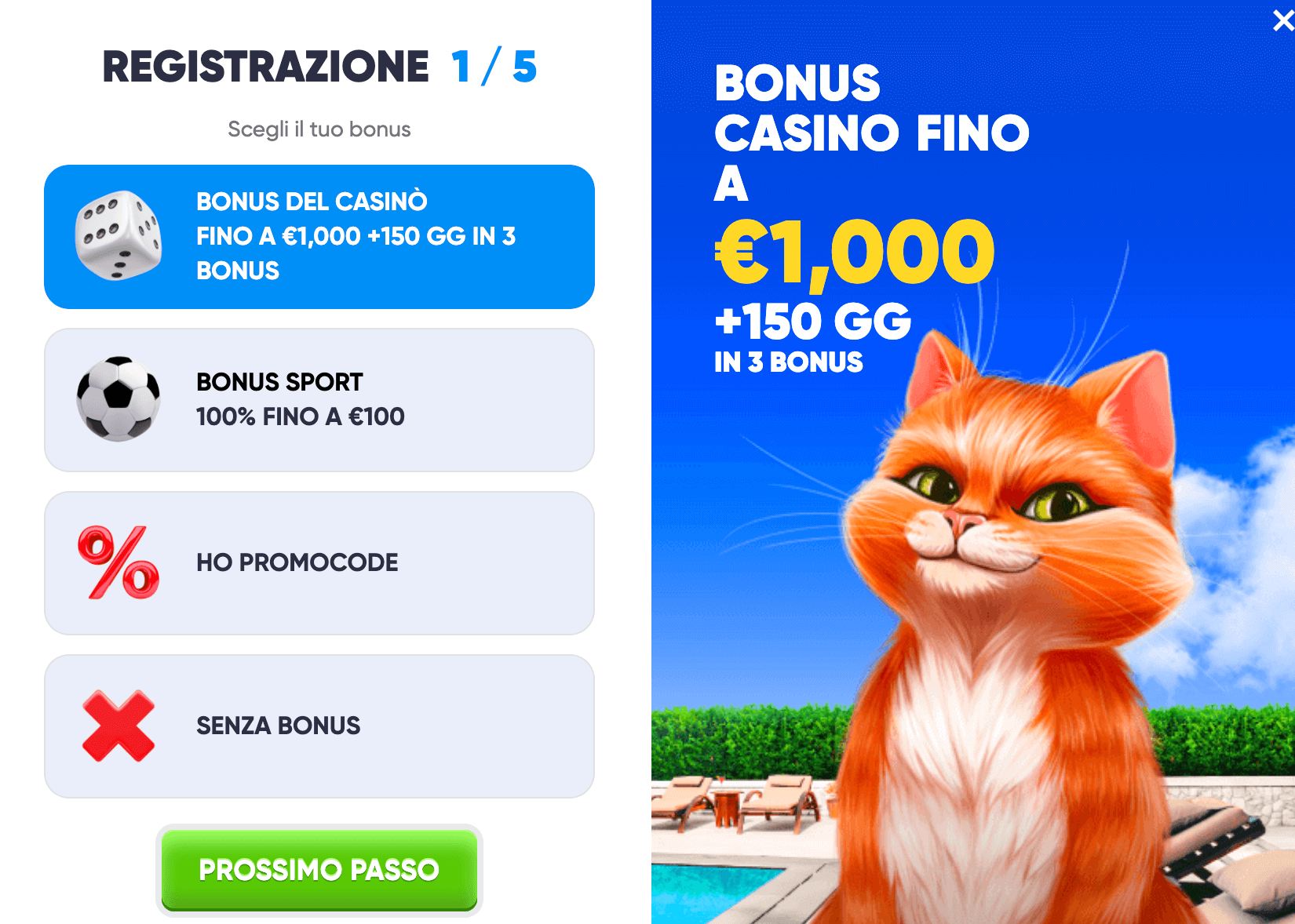 Cazimbo Casino Registrazione