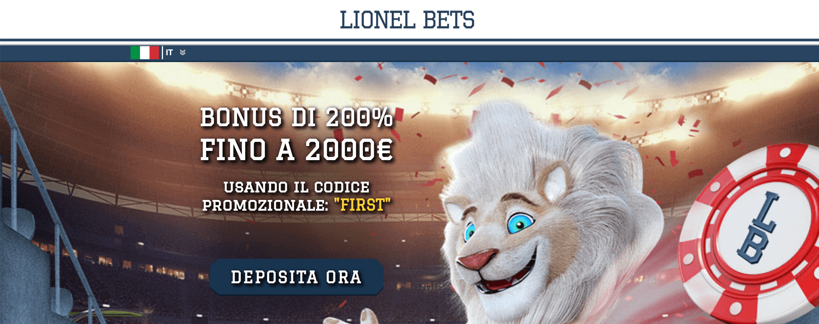 Lionel Bets Casino e Scommesse Screenshot