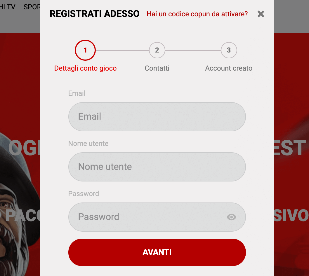 Dachbet Registrazione