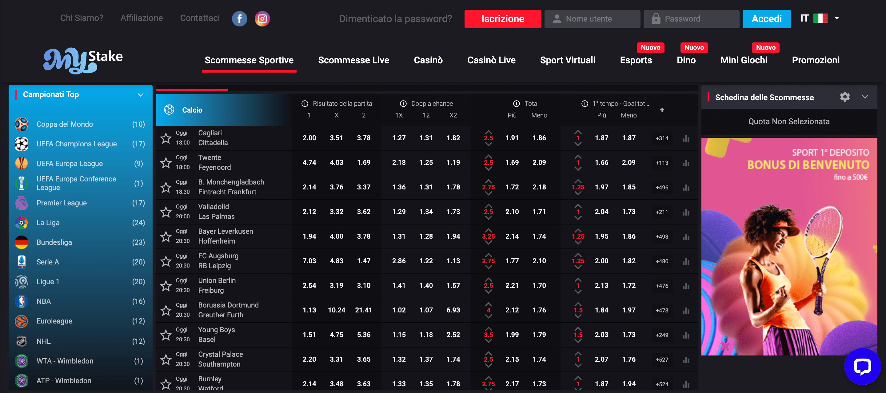 Mystake Scommesse