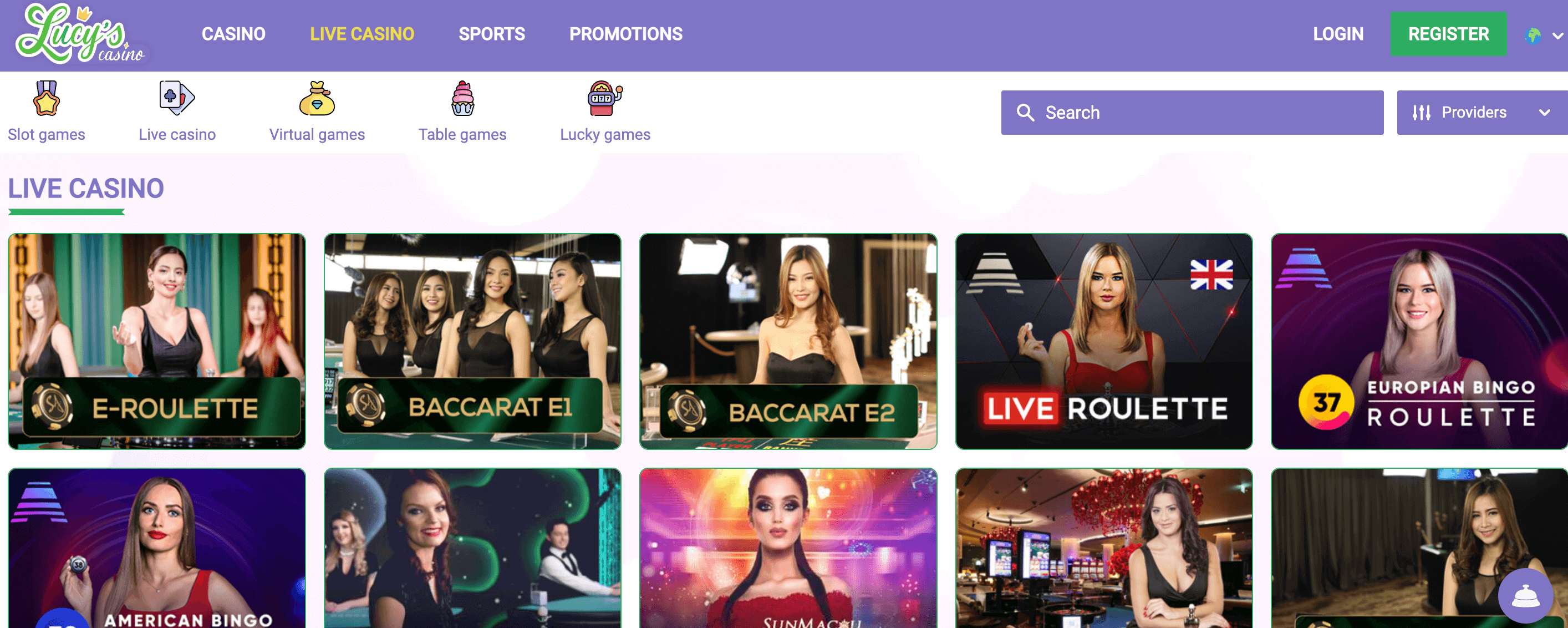 Lucys Casino Slot live