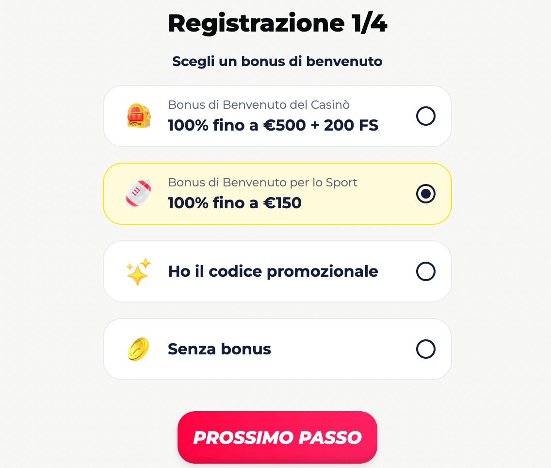 Greatwin Registrazione