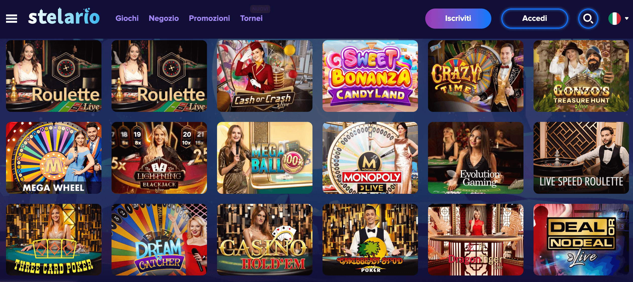 Stelario Casino Slot Live