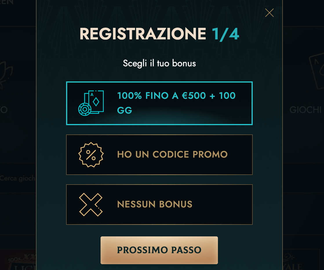 DollyCasino Registrazione