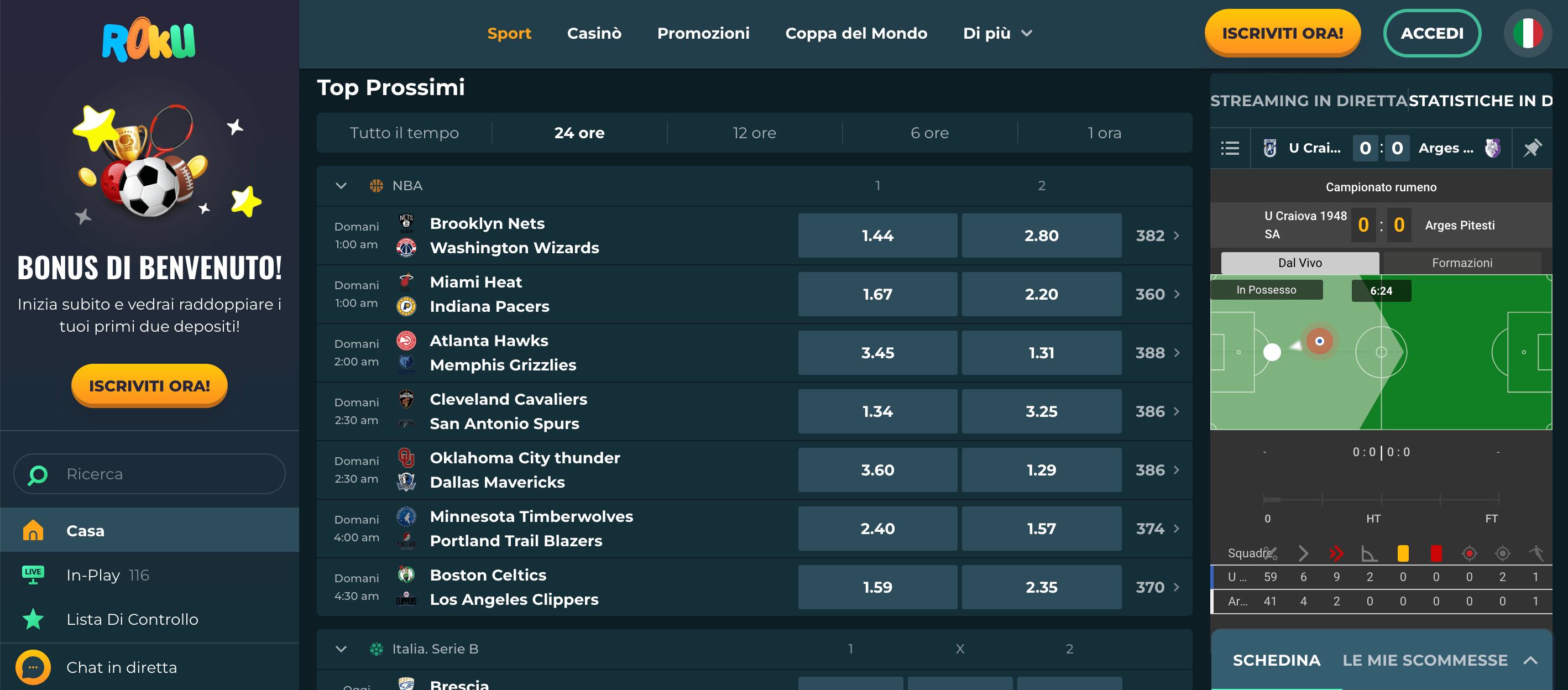 Rokubet Scommesse