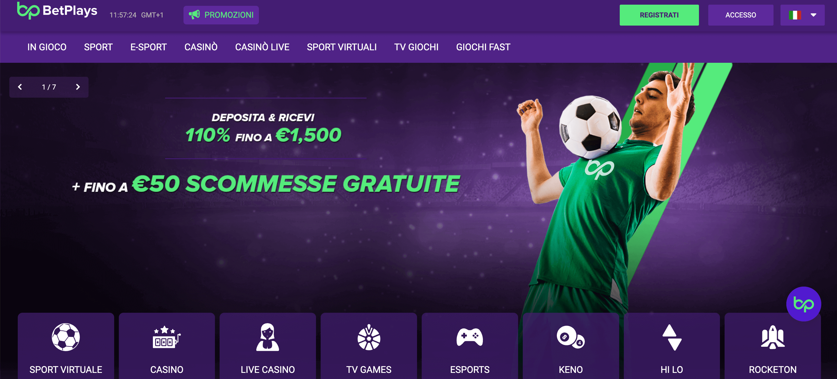 Betplays Casino e Scommesse Screenshot