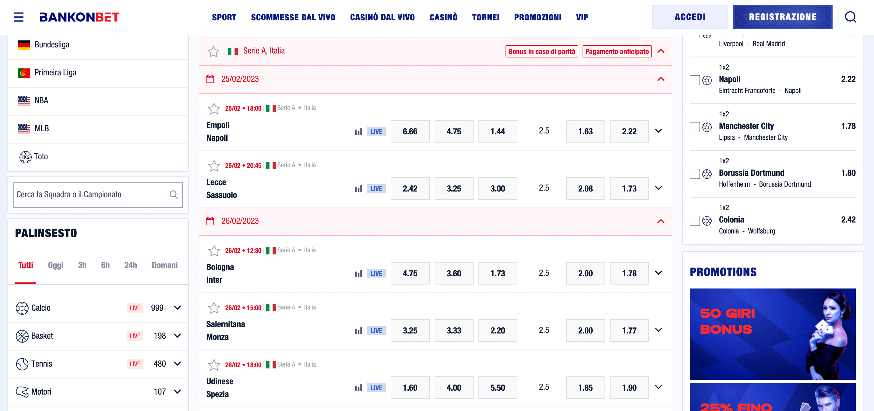 Bankonbet Scommesse