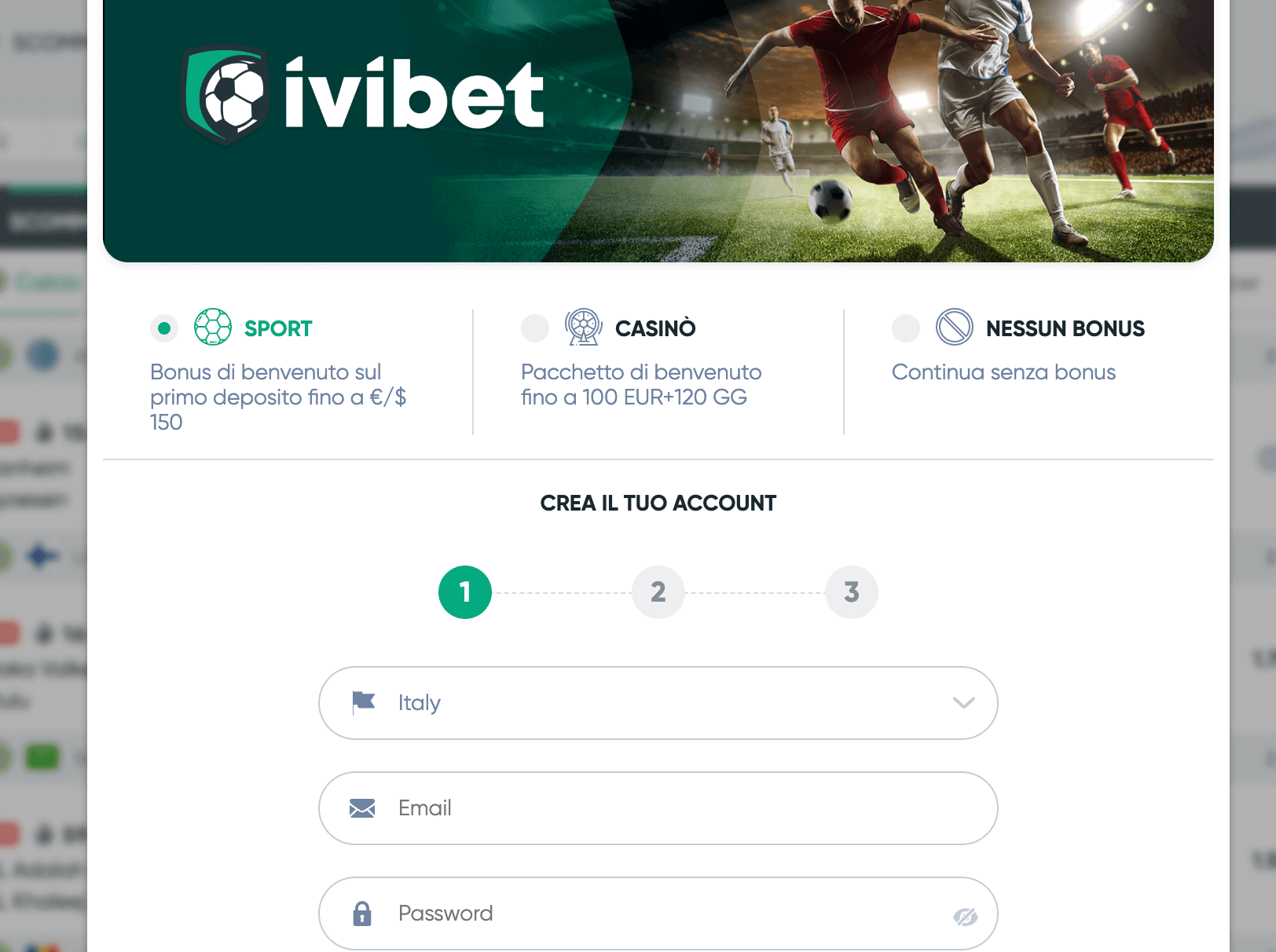 Ivibet Registrazione