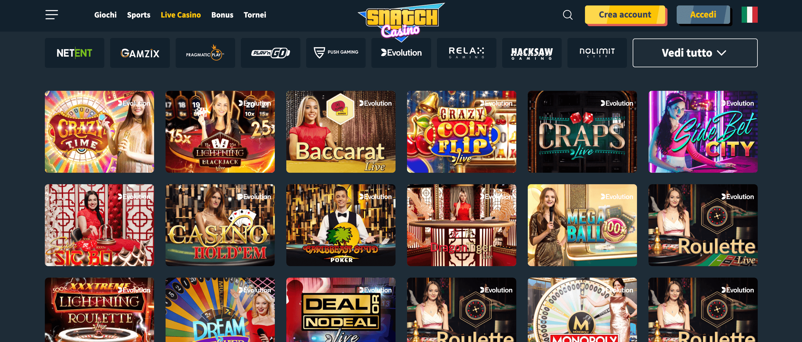 Snatch Casino Slot Live