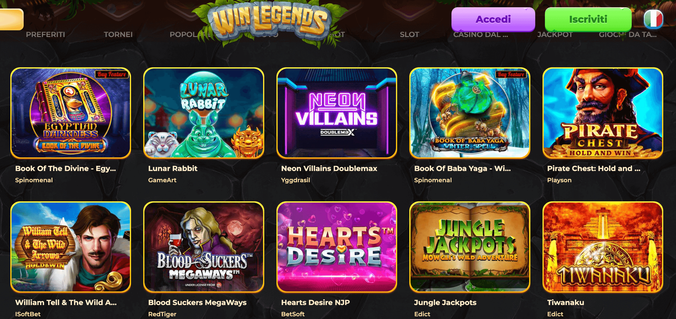 Winlegends Casino Slot