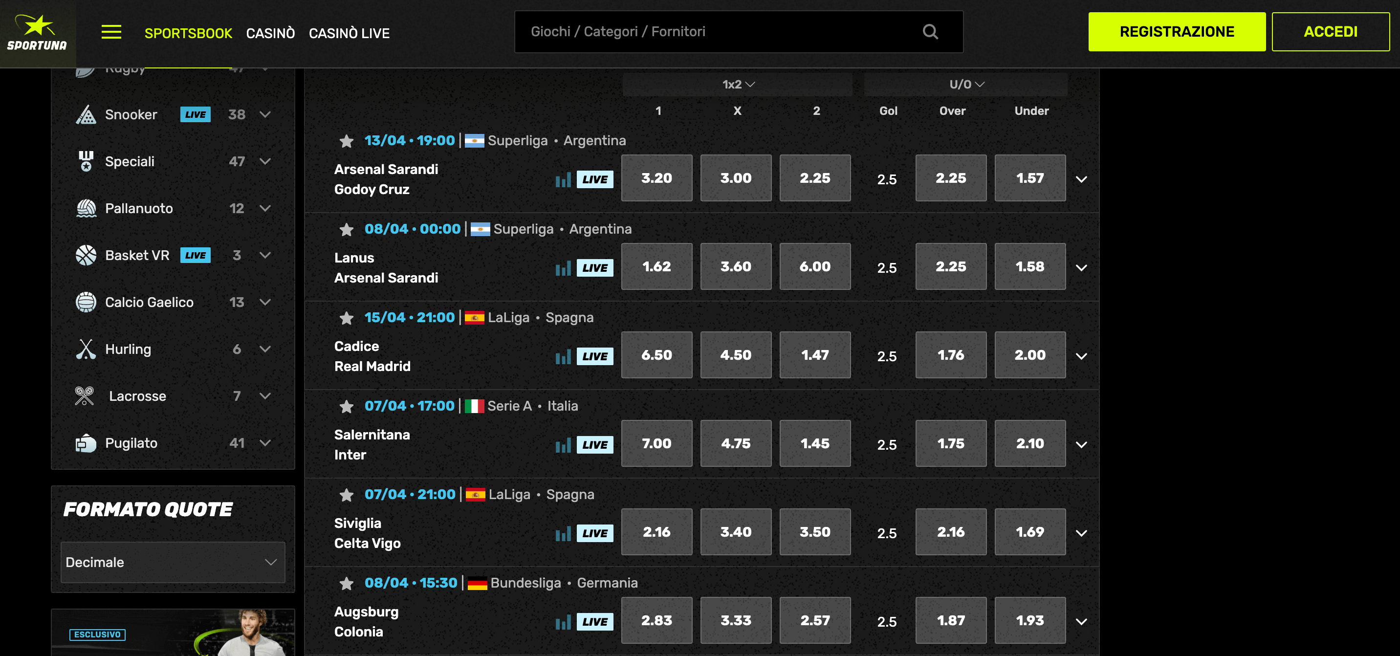 Sportuna Scommesse