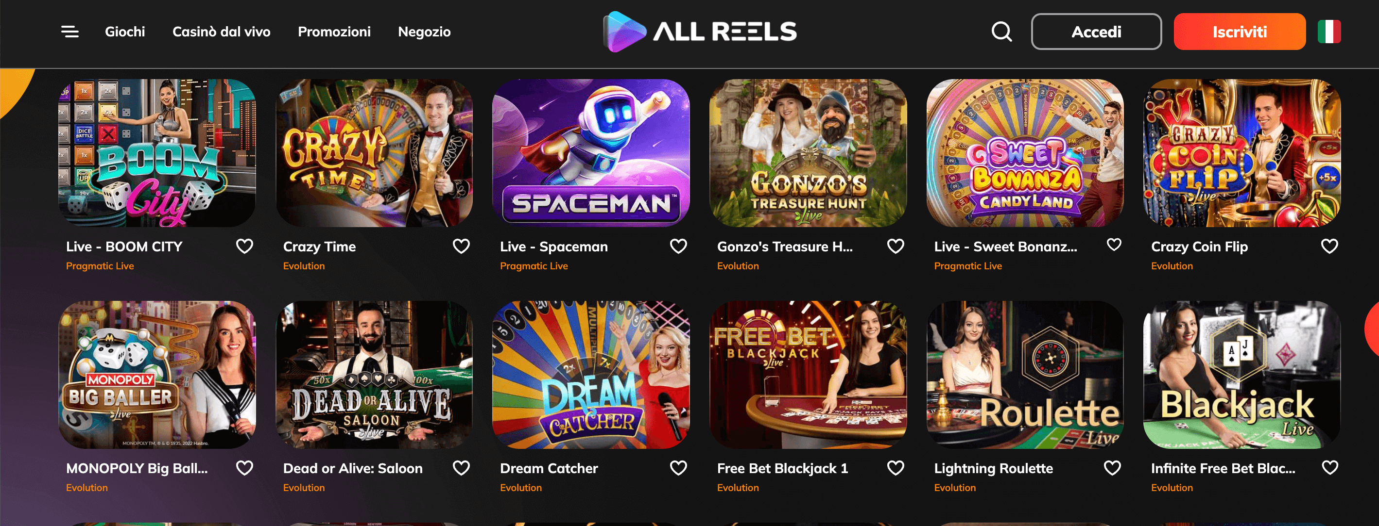 All Reels Casino Slot Live