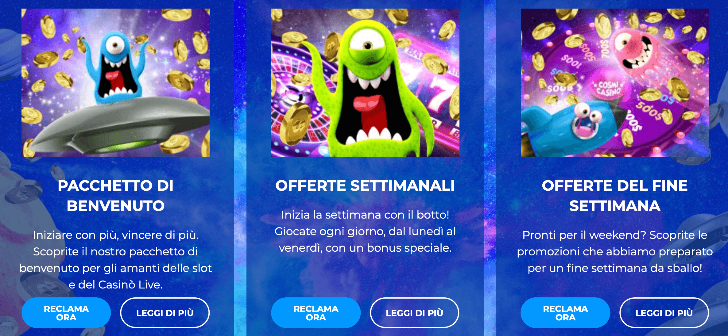 CasaBoonga Casino Bonus Benvenuto