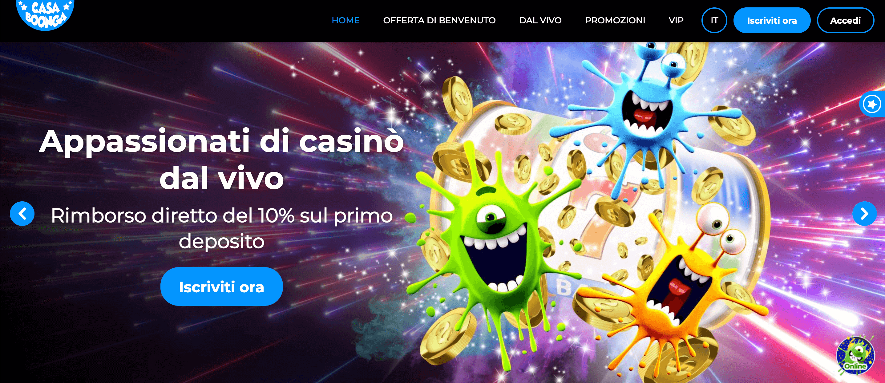 CasaBoonga Casino Screenshot