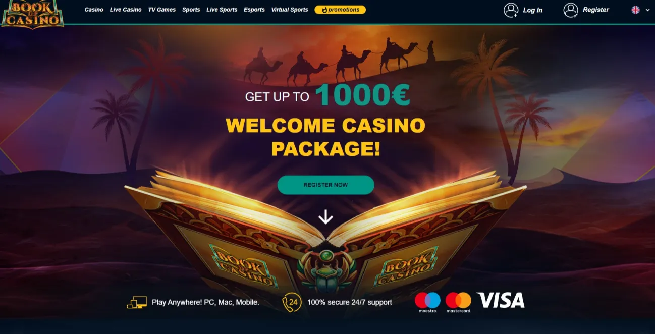 Book of Casino Scommesse Screenshot