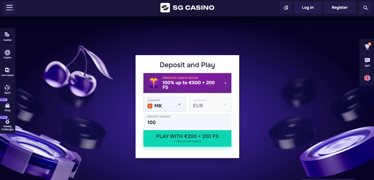 SGCasino e Scommesse Screenshot