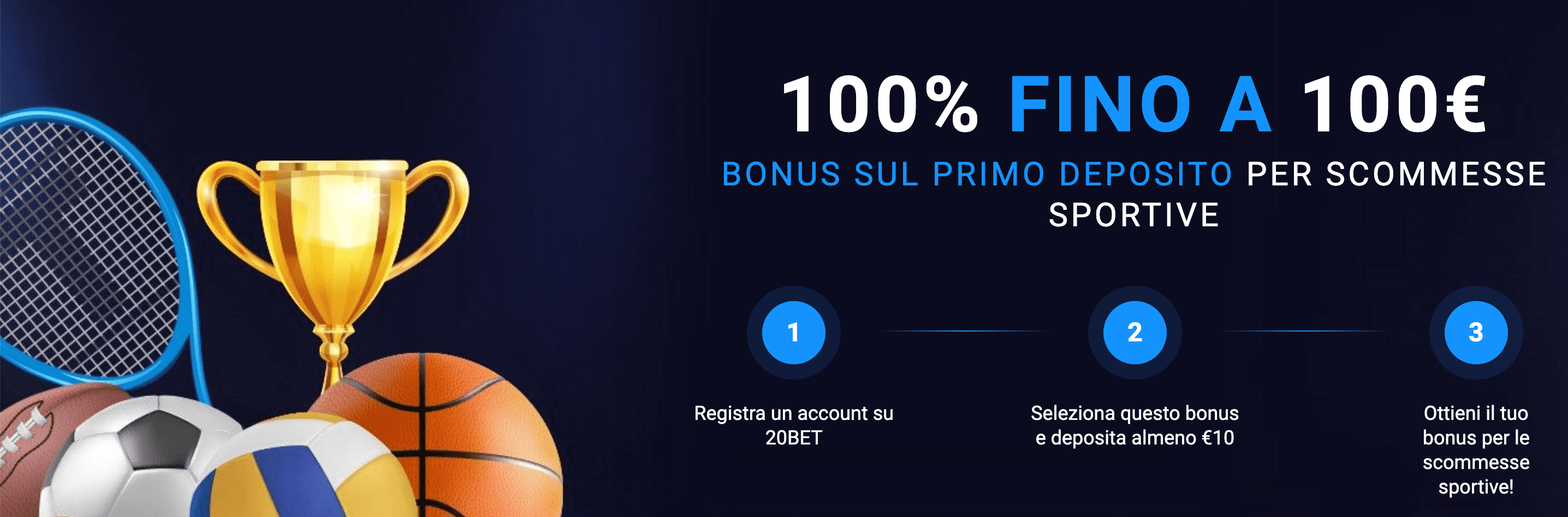 20Bet Bonus Benvenuto