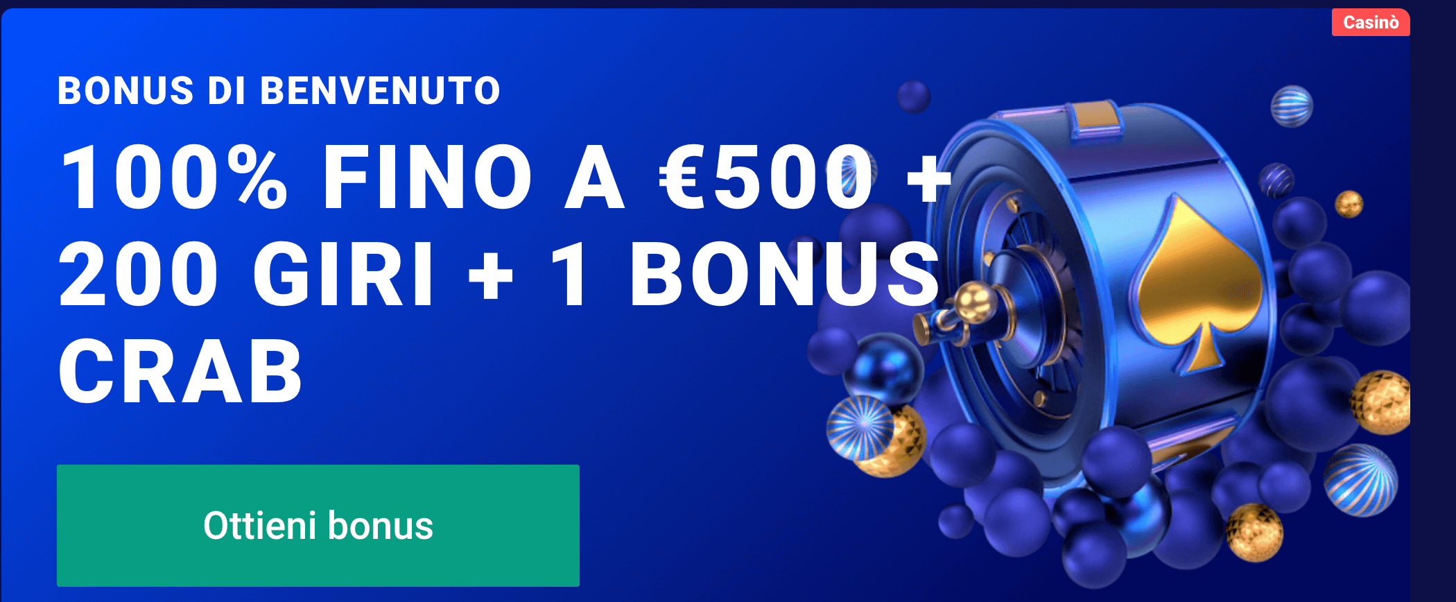 Frumzi Casino Bonus Benvenuto