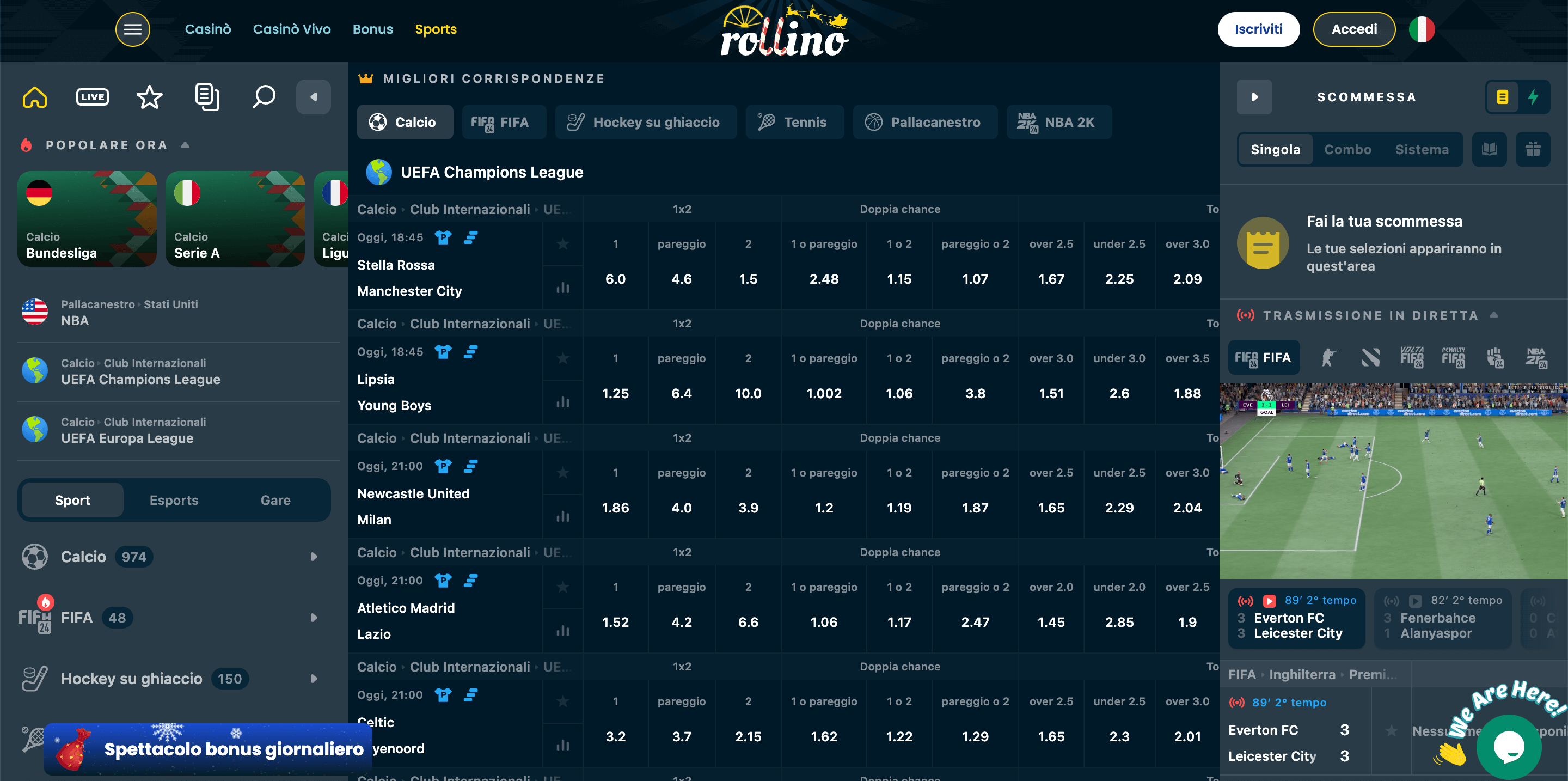 Rollino Scommesse