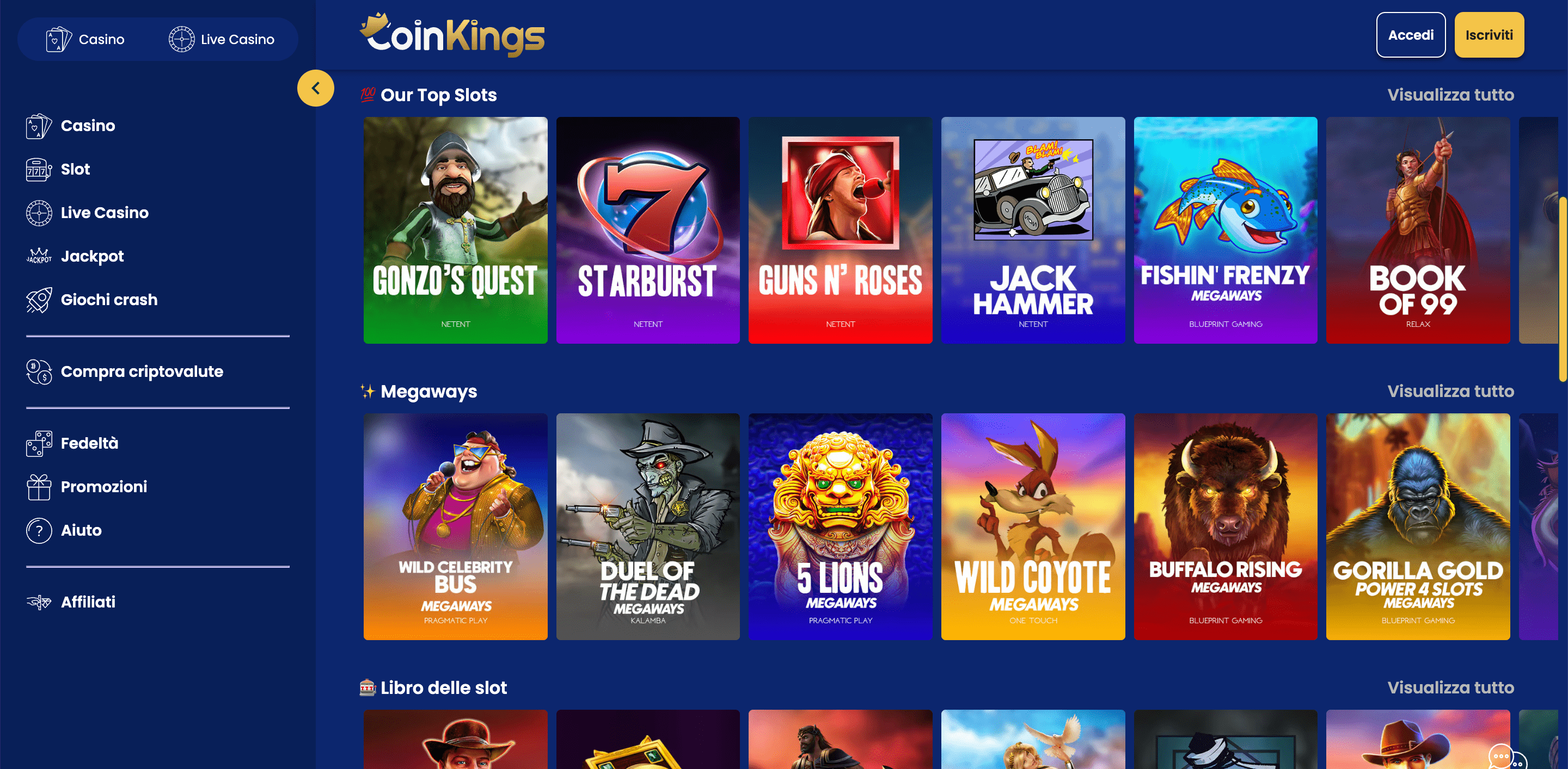 CoinKings Casino Slot