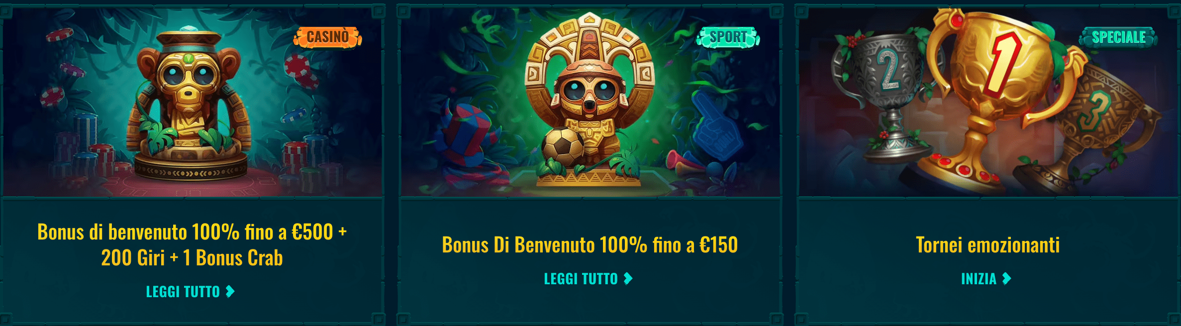 Spinanga Bonus Benvenuto