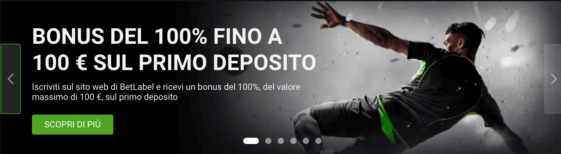 BetLabel Bonus Benvenuto